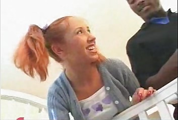 Cute redhead teen
